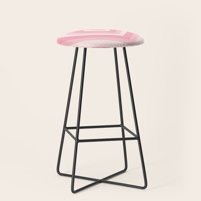 Pink Love Hearts  Stool Gallery Image 1