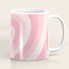 Pink Love Hearts  Coffee Mug Gallery Image 1