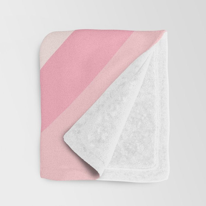 Pink Love Hearts  Throw Blanket Gallery Image 3