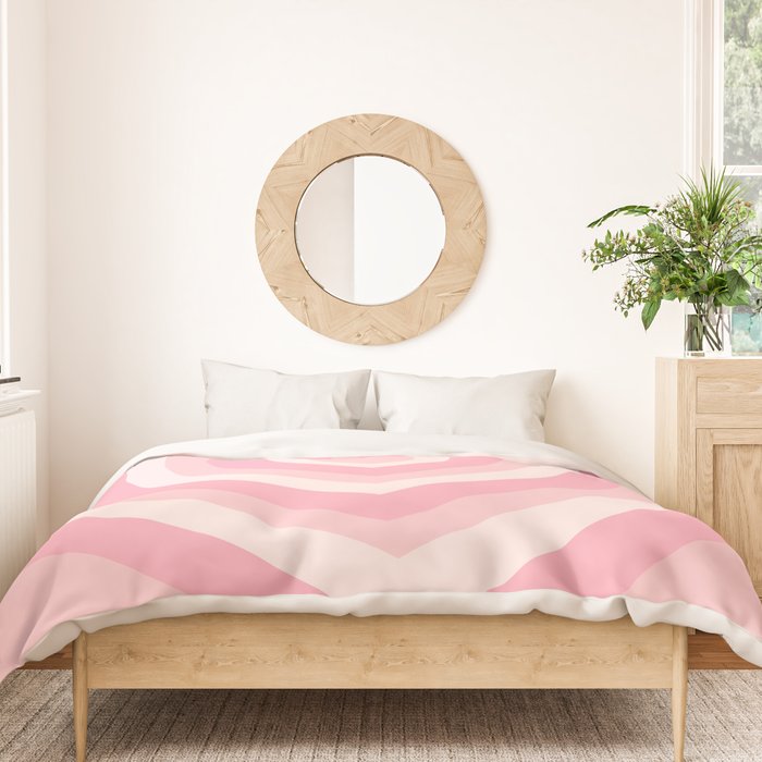 Pink Love Hearts  Duvet Cover Gallery Image 3