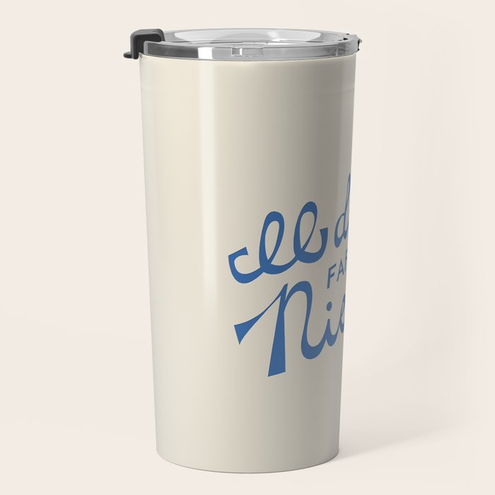 Il dolce far niente Italian - The sweetness of doing nothing Hand Lettering Travel Mug Gallery Image 3