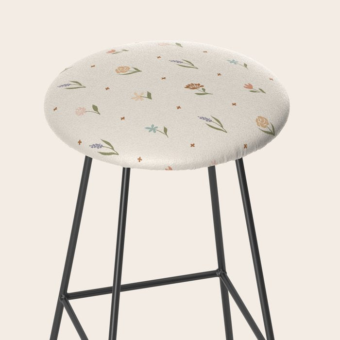 Folk Wildflowers Stool Gallery Image 2