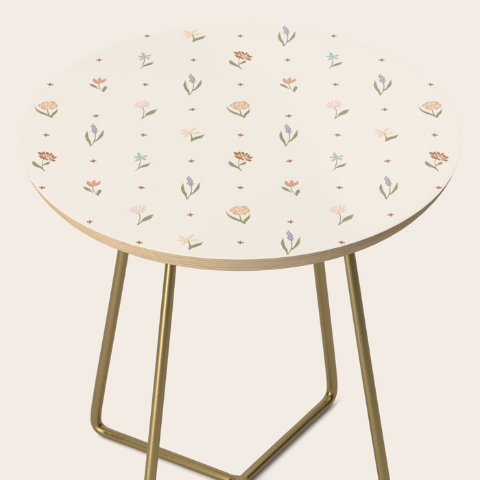 Folk Wildflowers Side Table Gallery Image 2