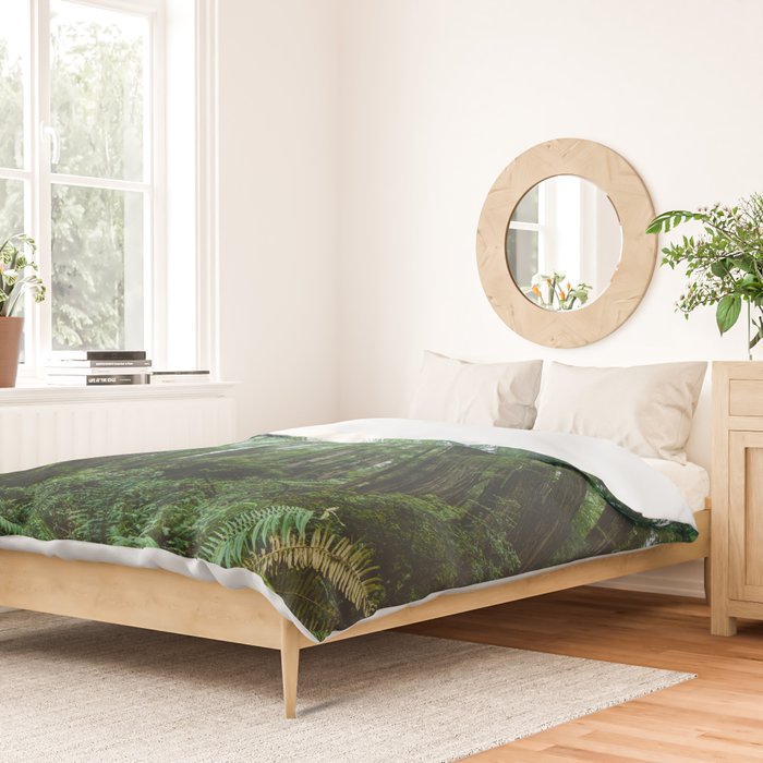 Redwood Forest Adventure IV - National Parks Nature Photography Duvet Cover Gallery Image 2