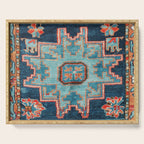 Karabakh  Antique South Caucasus Azerbaijan Rug Print Serving Tray Gallery Image 1