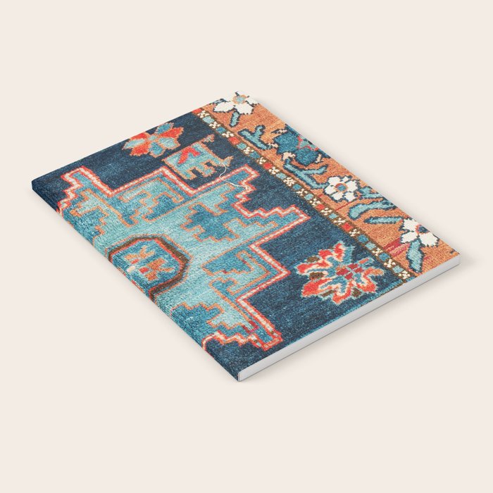 Karabakh  Antique South Caucasus Azerbaijan Rug Print Notebook Gallery Image 2
