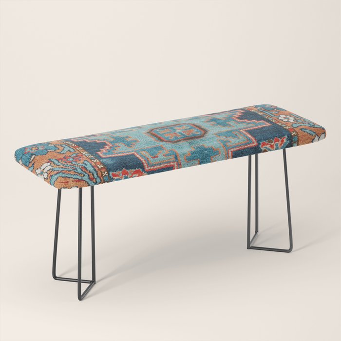 Karabakh  Antique South Caucasus Azerbaijan Rug Print Bench Gallery Image 1