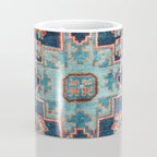 Karabakh  Antique South Caucasus Azerbaijan Rug Print Coffee Mug Gallery Image 4