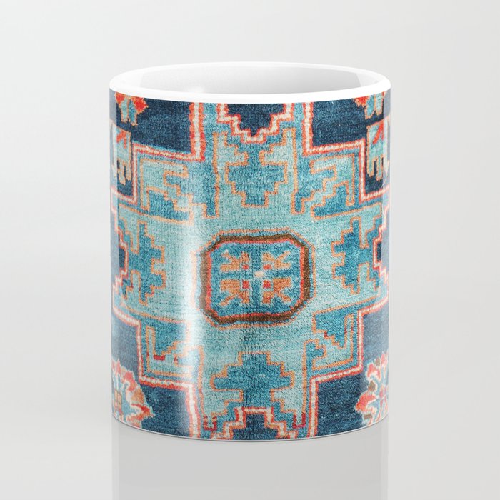 Karabakh  Antique South Caucasus Azerbaijan Rug Print Coffee Mug Gallery Image 4