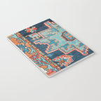 Karabakh  Antique South Caucasus Azerbaijan Rug Print Notebook Gallery Image 3