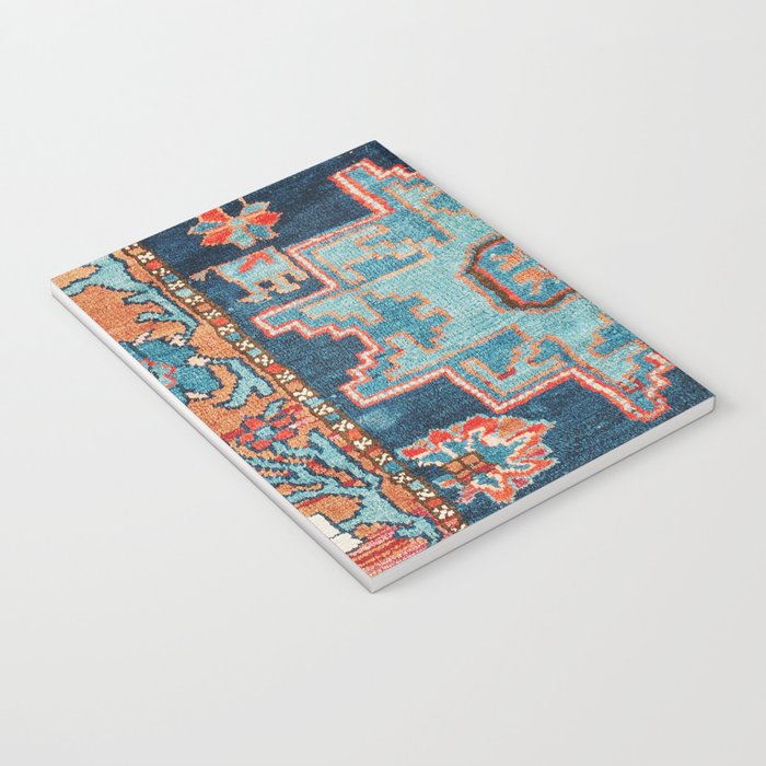 Karabakh  Antique South Caucasus Azerbaijan Rug Print Notebook Gallery Image 3
