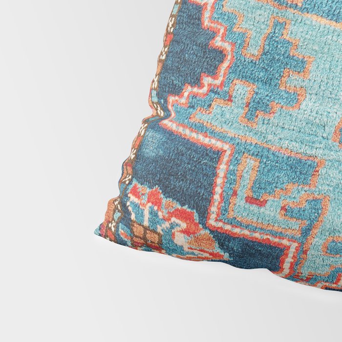 Karabakh  Antique South Caucasus Azerbaijan Rug Print Pillow Sham Gallery Image 4