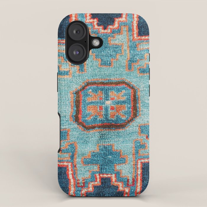 Karabakh  Antique South Caucasus Azerbaijan Rug Print iPhone Case Gallery Image 1