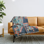 Karabakh  Antique South Caucasus Azerbaijan Rug Print Throw Blanket Gallery Image 1