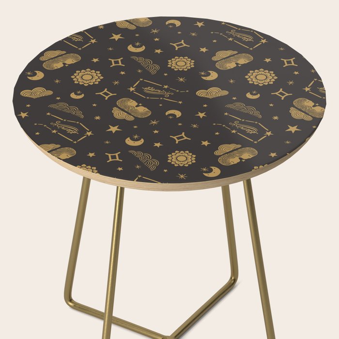 Gemini - Zodiac Sign Side Table Gallery Image 2