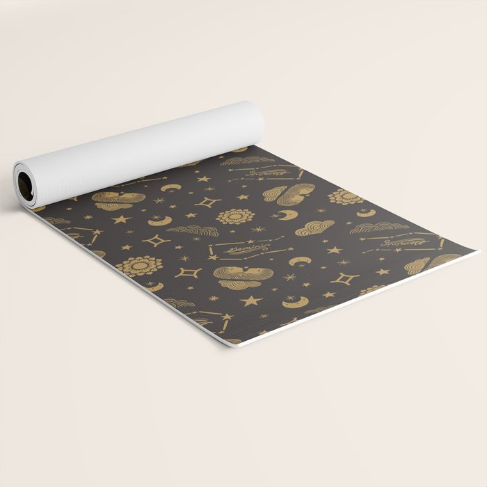 Gemini - Zodiac Sign Yoga Mat Gallery Image 2