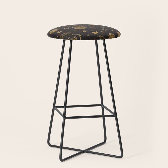 Gemini - Zodiac Sign Stool Gallery Image 1