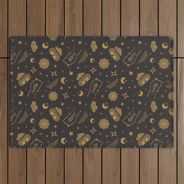 Gemini - Zodiac Sign Outdoor Rug Gallery Image 1