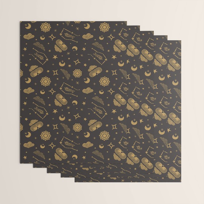 Gemini - Zodiac Sign Wrapping Paper Gallery Image 3