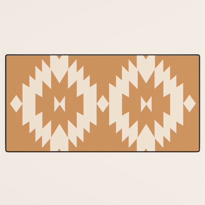 Southwestern Minimalism - Desert Orange Desk Mat Gallery Image 3