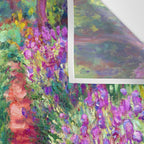 Claude Monet Garden in Giverny Wall Tapestry Gallery Image 3