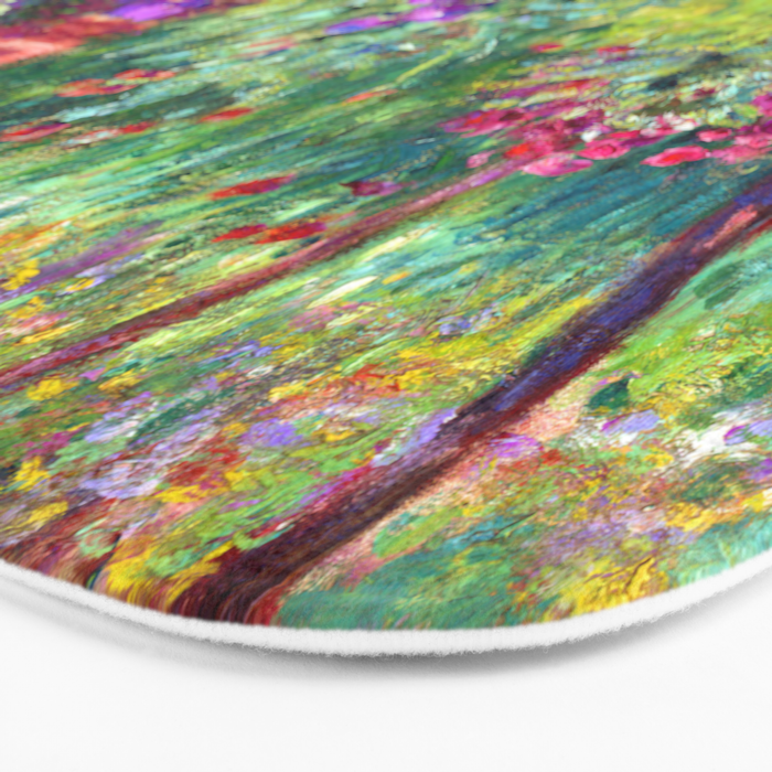 Claude Monet Garden in Giverny Bath Mat Gallery Image 3