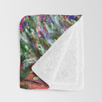 Claude Monet Garden in Giverny Throw Blanket Gallery Image 3