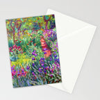 Claude Monet Garden in Giverny Stationery Card Gallery Image 2
