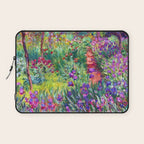 Claude Monet Garden in Giverny Laptop Sleeve Gallery Image 1