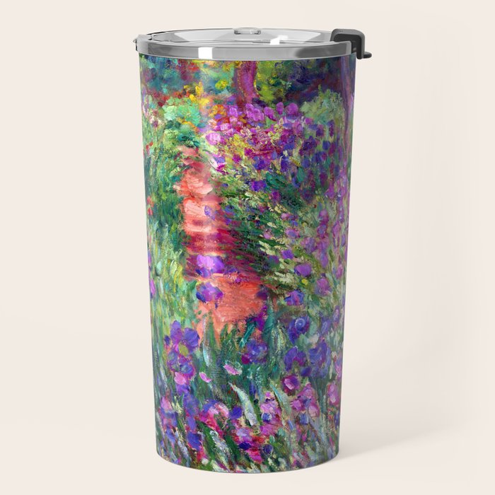 Claude Monet Garden in Giverny Travel Mug Gallery Image 2