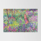 Claude Monet Garden in Giverny Rug Gallery Image 2
