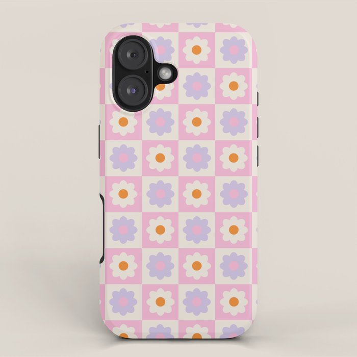 Retro Flower Pattern II iPhone Case Gallery Image 1