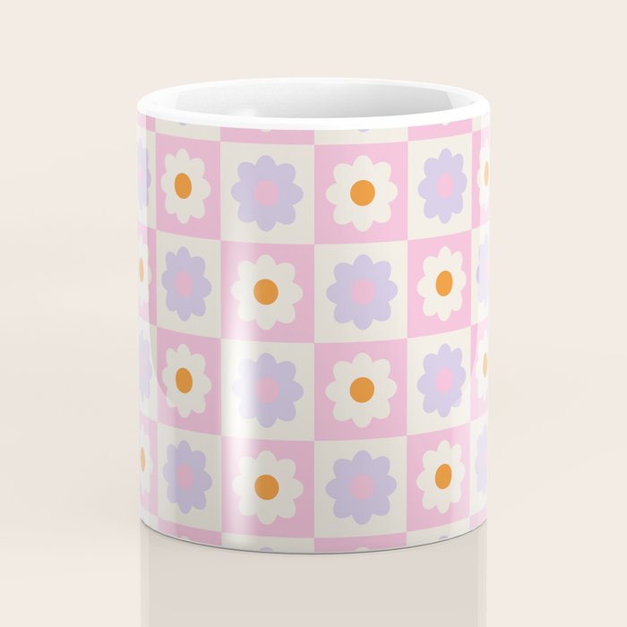 Retro Flower Pattern II Coffee Mug Gallery Image 4