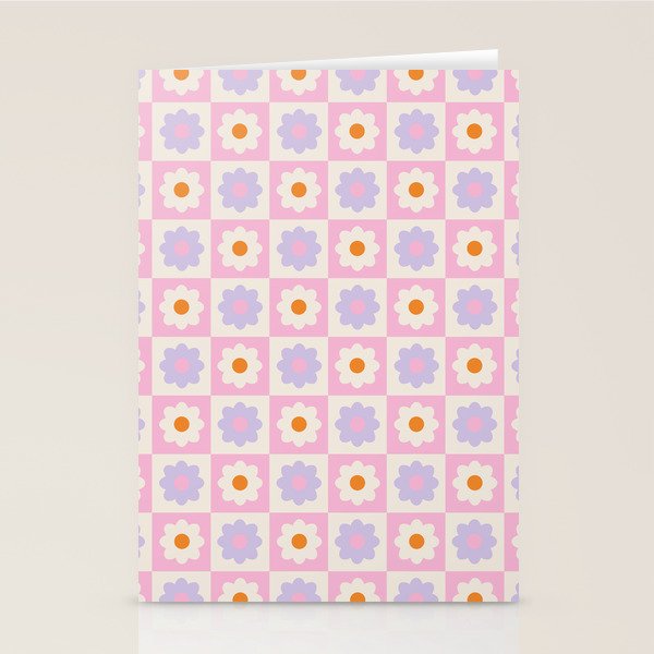 Retro Flower Pattern II Stationery Card Gallery Image 2