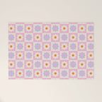 Retro Flower Pattern II Welcome Mat Gallery Image 1