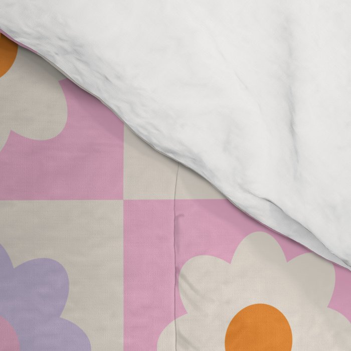 Retro Flower Pattern II Comforter Gallery Image 4
