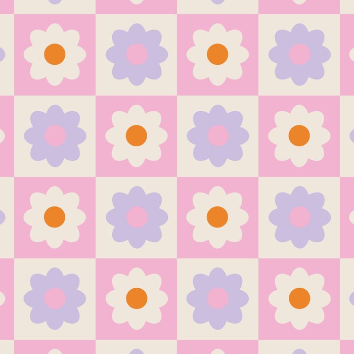 Retro Flower Pattern II Coffee Mug Gallery Image 2