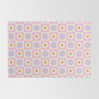 Retro Flower Pattern II Rug Gallery Image 2