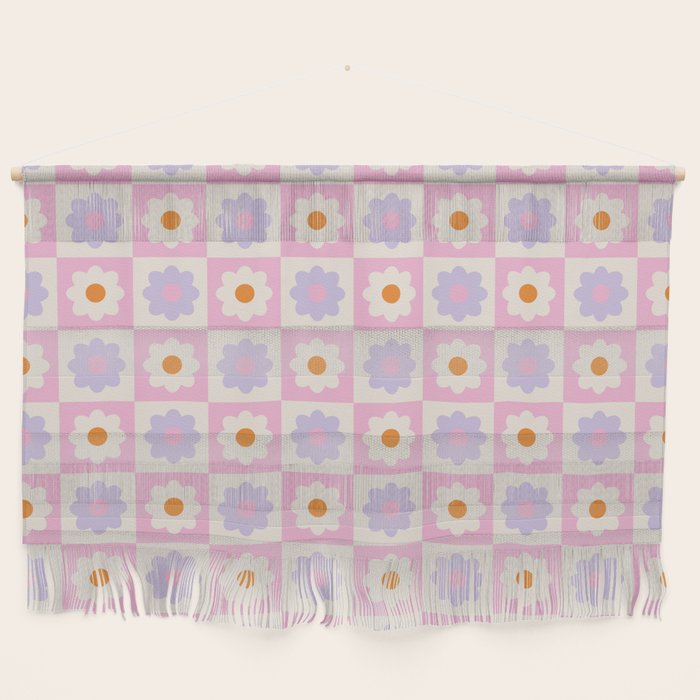 Retro Flower Pattern II Wall Hanging Gallery Image 1
