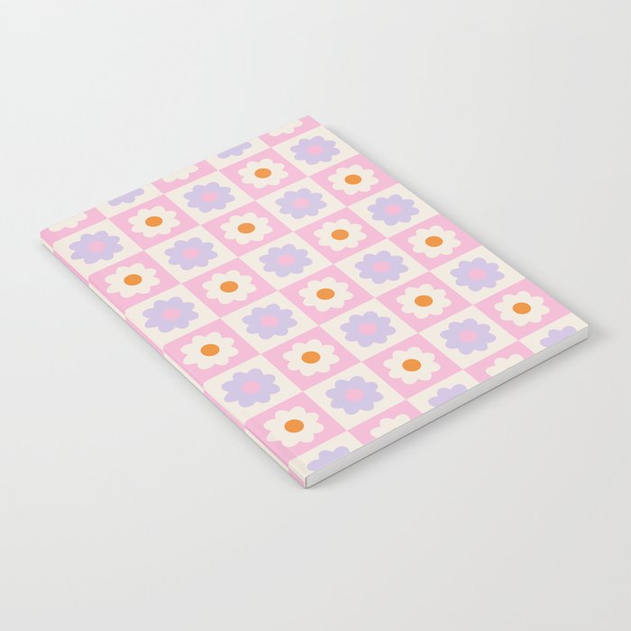 Retro Flower Pattern II Notebook Gallery Image 2