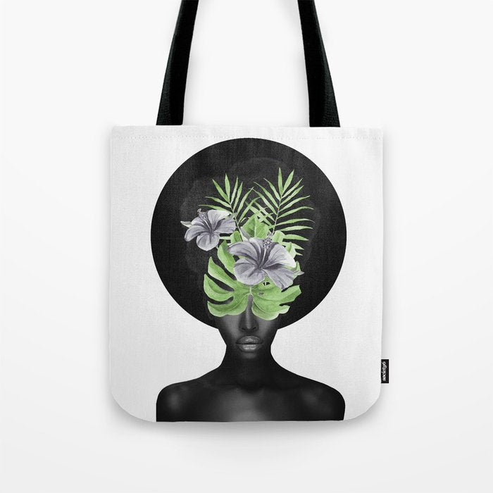 Tropical Girl Tote Bag Gallery Image 1