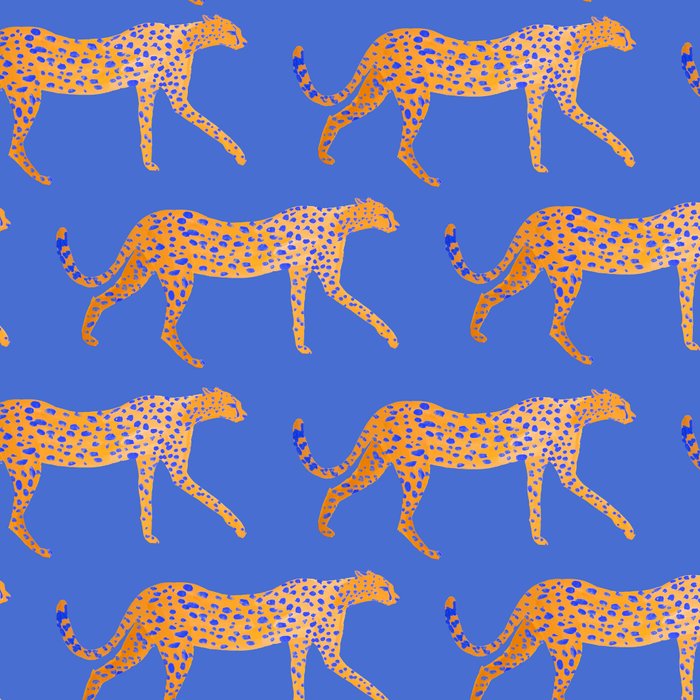 Leopard - Orange Coffee Mug Gallery Image 2
