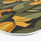Gold Garden Iris Bath Mat Gallery Image 3