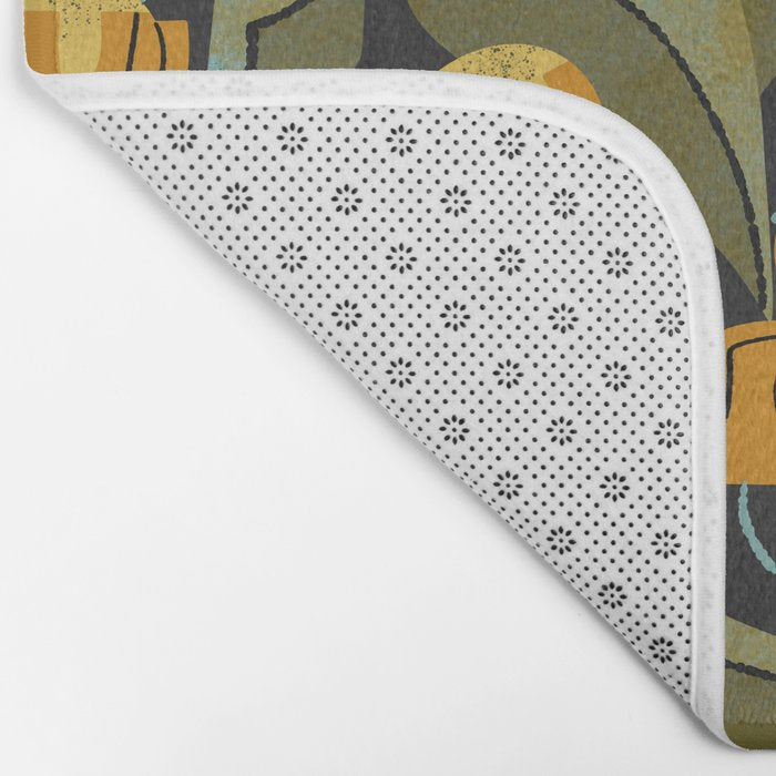 Gold Garden Iris Bath Mat Gallery Image 2