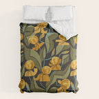 Gold Garden Iris Comforter Gallery Image 6