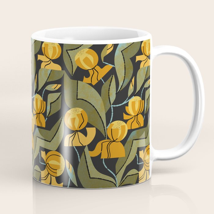 Gold Garden Iris Coffee Mug Gallery Image 1