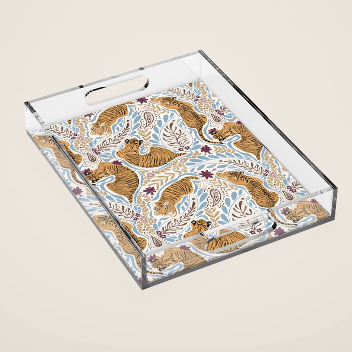 Roaring Floral Retreat Acrylic Tray Gallery Image 1