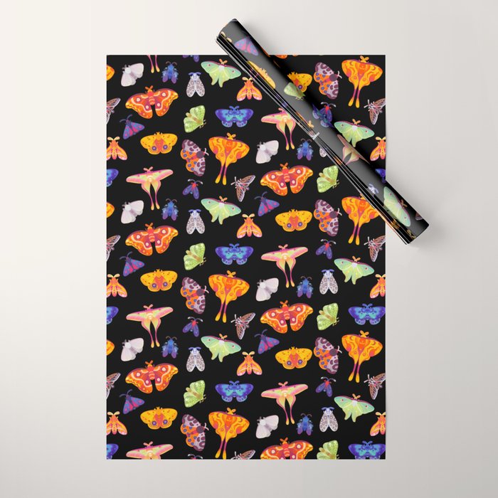 Moth Wrapping Paper Gallery Image 1