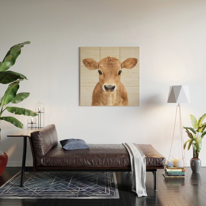 Calf - Colorful Wood Wall Art Gallery Image 2