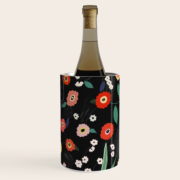 Floral Bear Wine Chiller Gallery Image 3